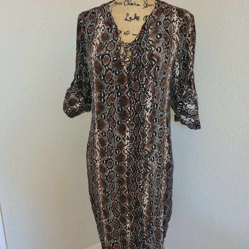 Michael kors snake print dress
